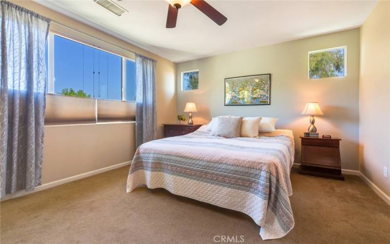 Nine-foot ceilings throughout the condo makes everything more spacious and bright.