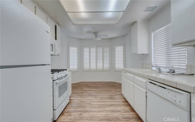 Kitchen with breakfast nook