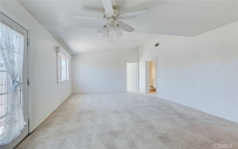 Front room looking toward hallway and bedrooms