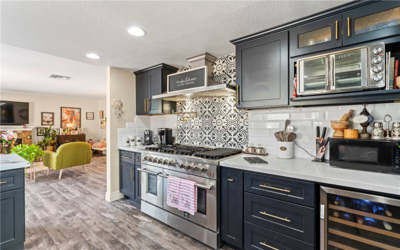 Kitchen Open to Family Room