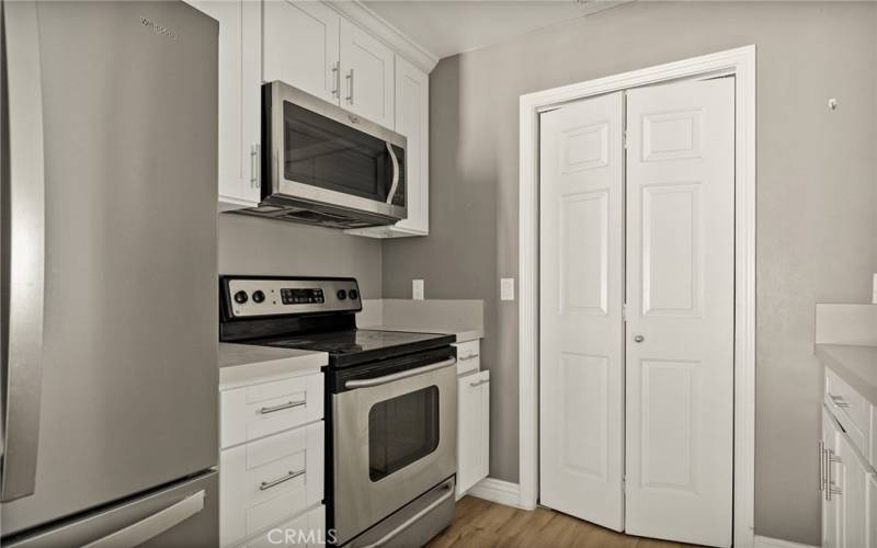 kitchen laundry in cabinet
