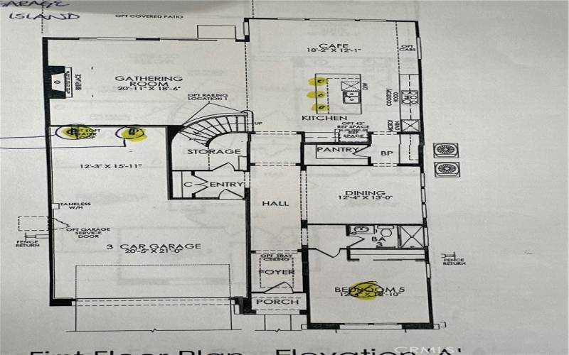 Builder Floor Plan Lower Level