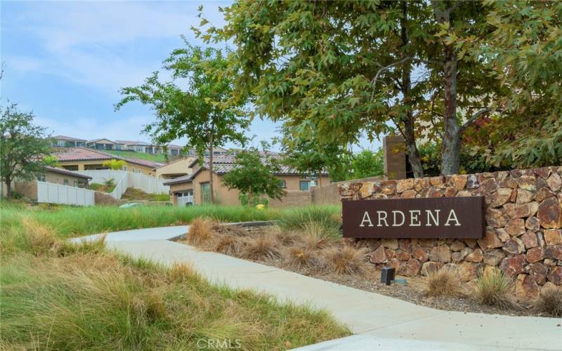 Ardena is the tract where Sunset Vista is located.