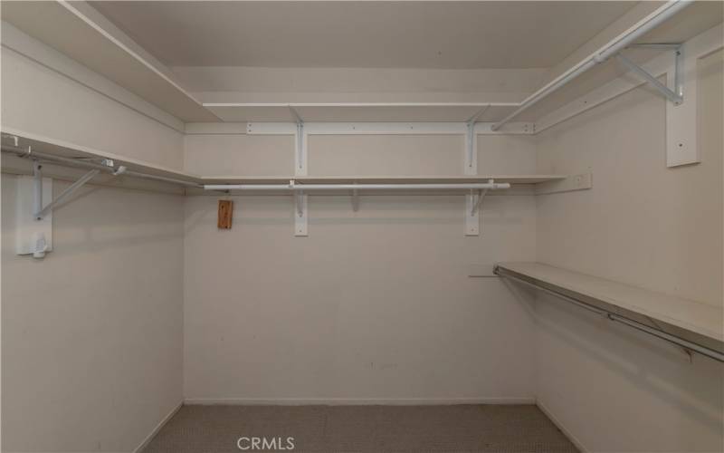 primary bedroom walk-in closet