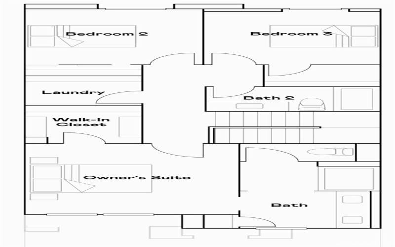 Residence 1 - Level 2 Floorplan