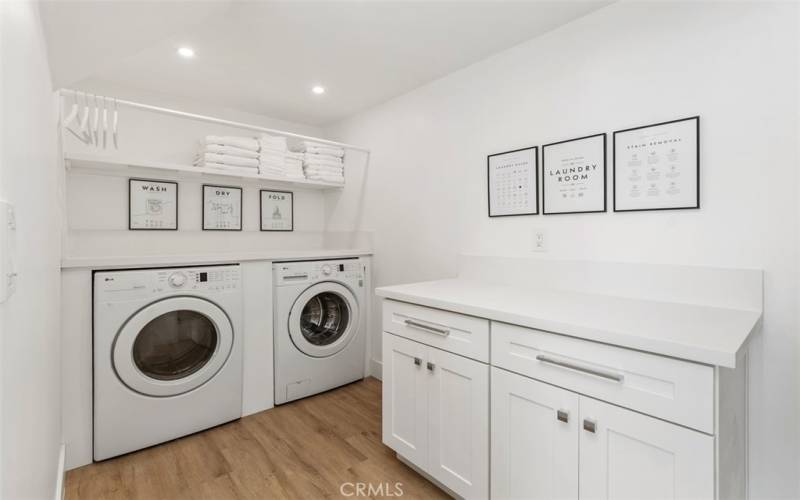 Laundry room.