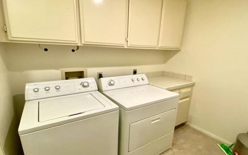 Interior laundry room.