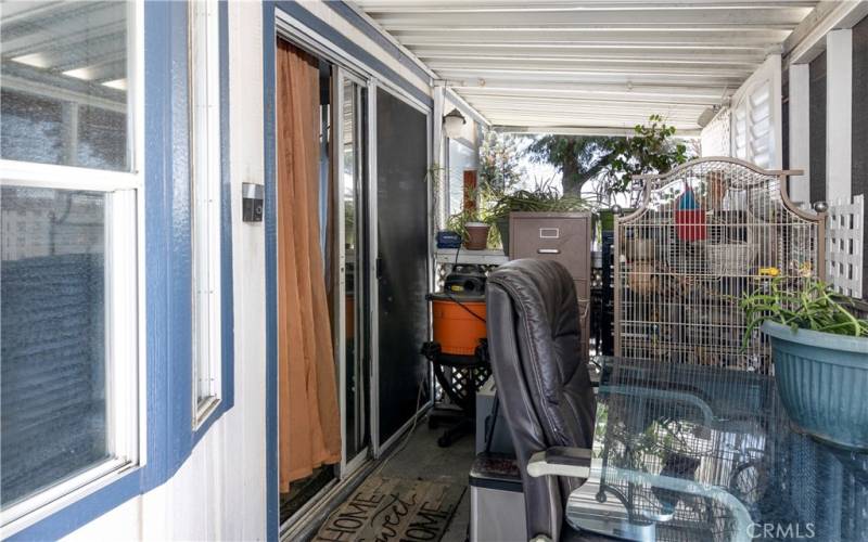 Cover Patio coming from living room