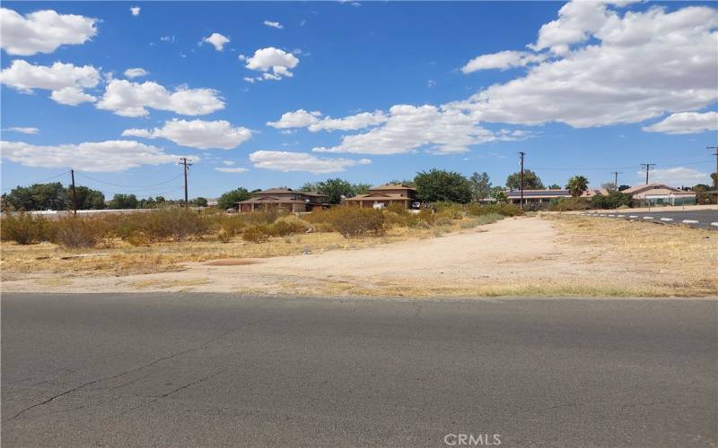 view of both lots from in front of easterly lot