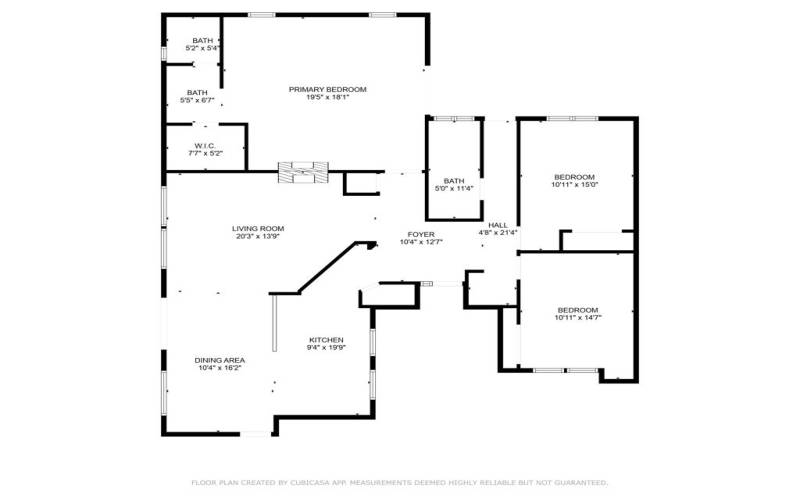 2D Floor Plan for 57146 Millstone Drive