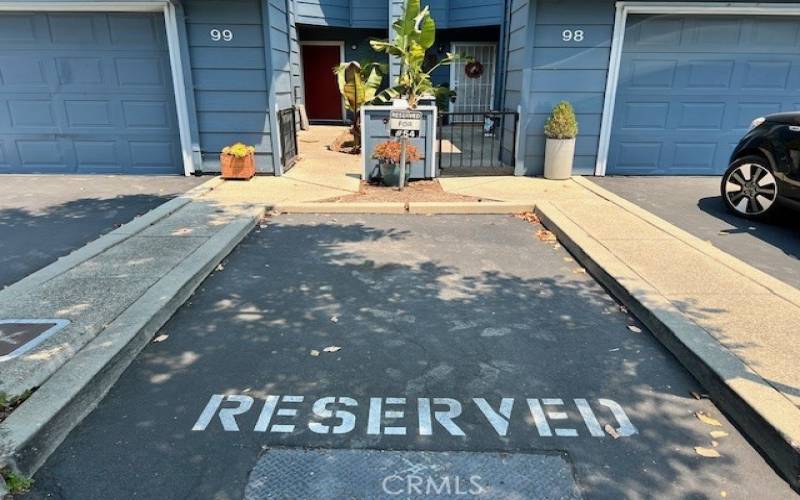Reserved Parking Space