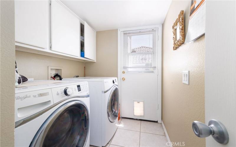 Laundry room on main floor