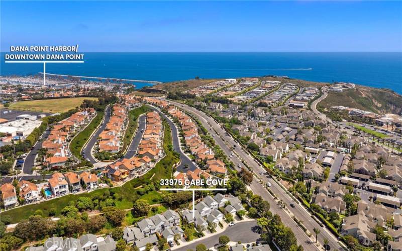 Close to Downtown Dana Point and the DP Harbor.