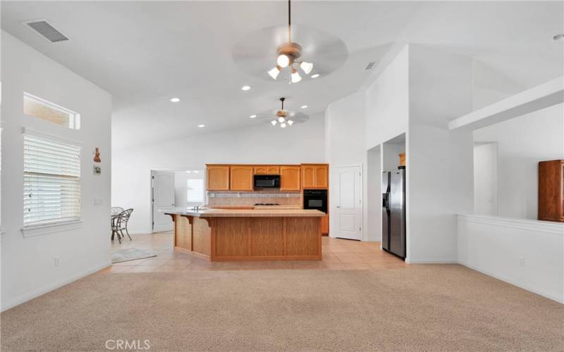 Living Room - Kitchen