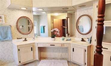 Double sink in master bath