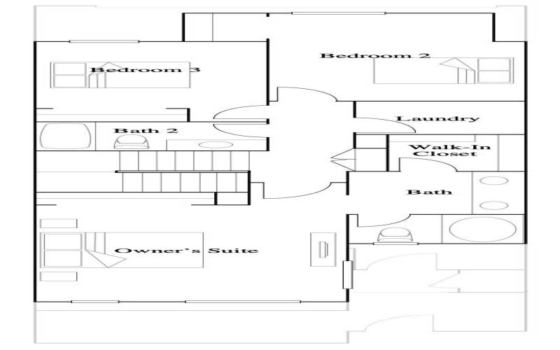 Residence 2 - Level 2 Floorplan