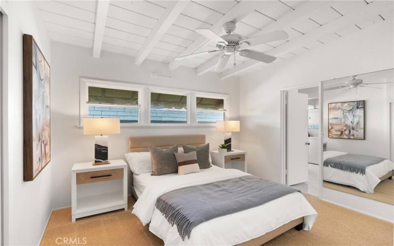 Awaken to the ocean breeze each morning in the primary suite
