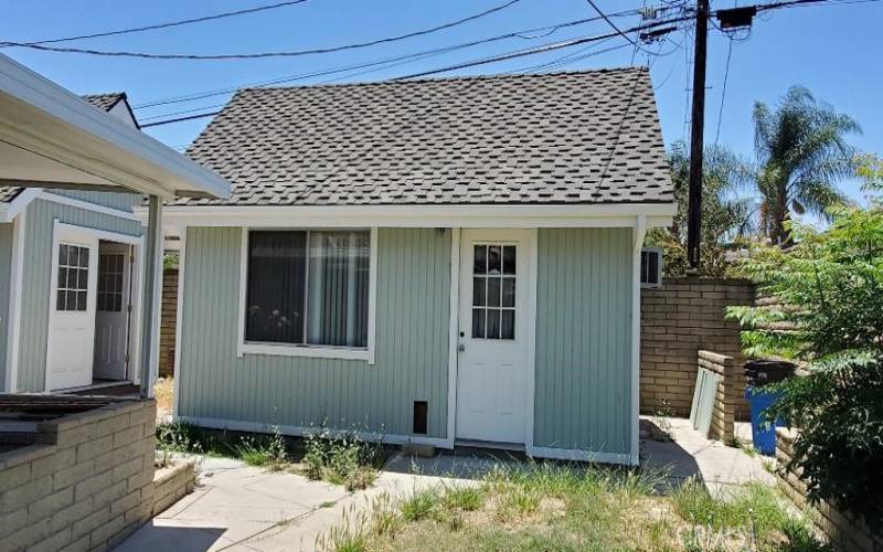 Outbuilding 1 used as an office