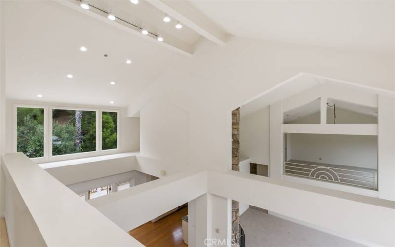 Dramatic Two-story ceilings