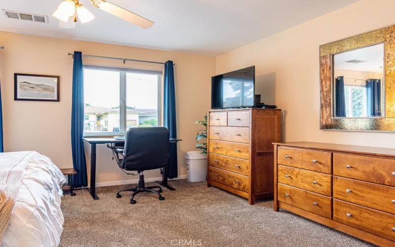 Primary Bedroom with desk