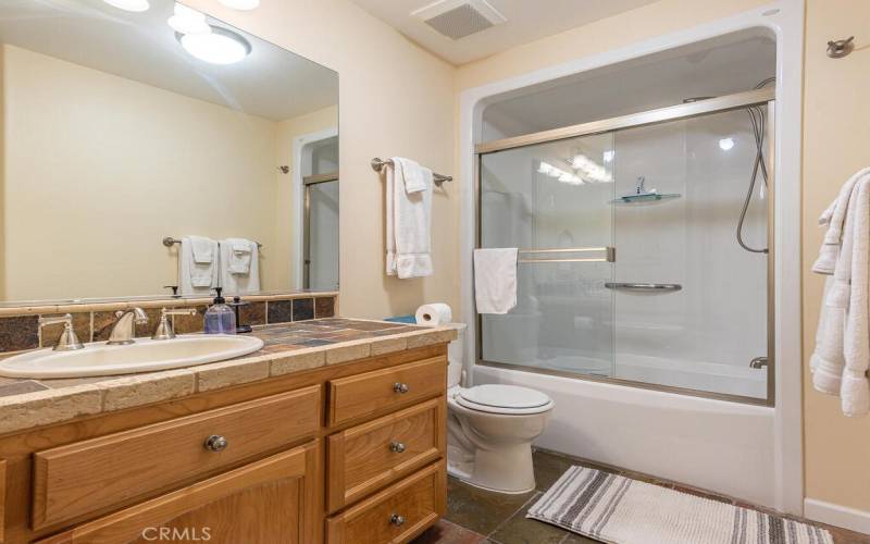 Upstairs guest bathroom - full