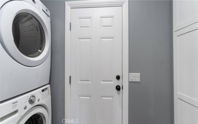 Separate laundry room