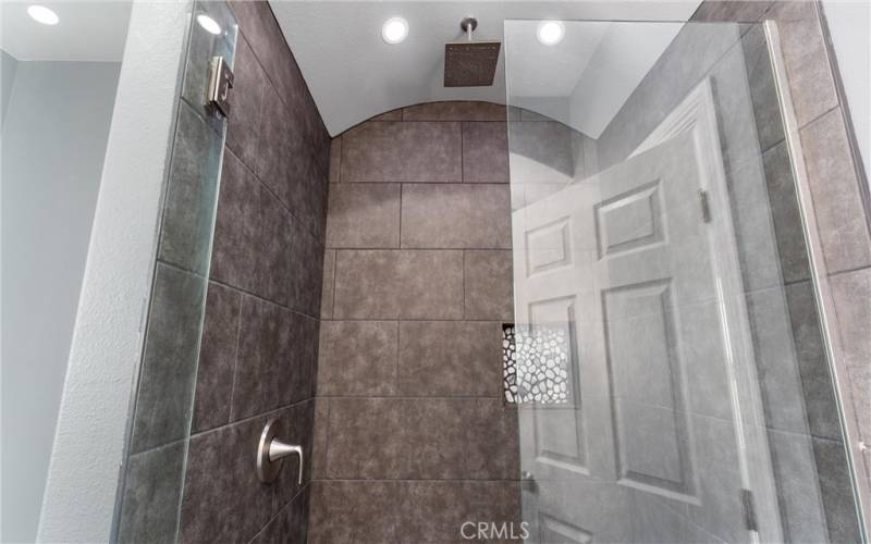 Oversized walk-in shower in Primary Ensuite bathroom