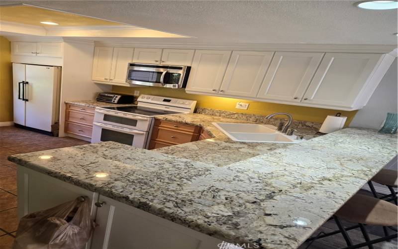 Kitchen with beautiful Granite Countertops