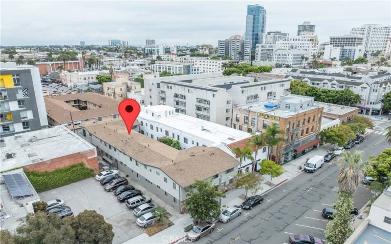 Drone view facing South East