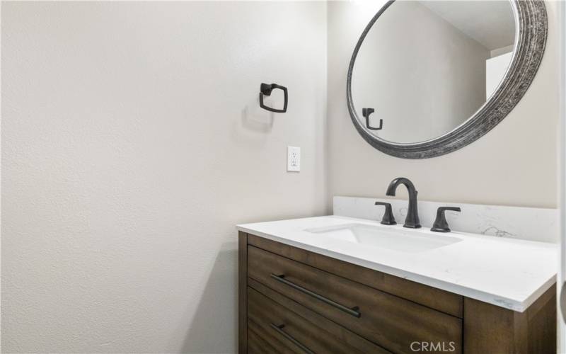 Powder room/half bath.