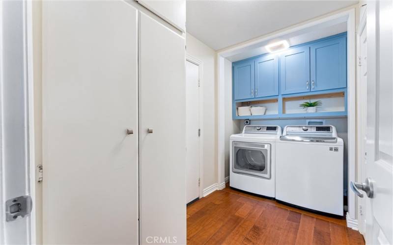 Laundry area off of family/den area