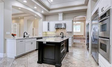 Gourmet kitchen ideal for those gatherings where everyone is in the kitchen with nook and breakfast bar.
