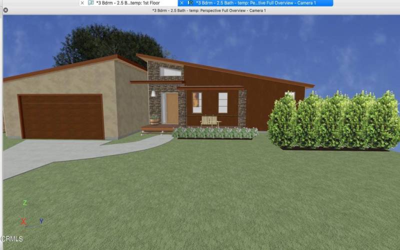 Daly Rd 3D perspective - Front