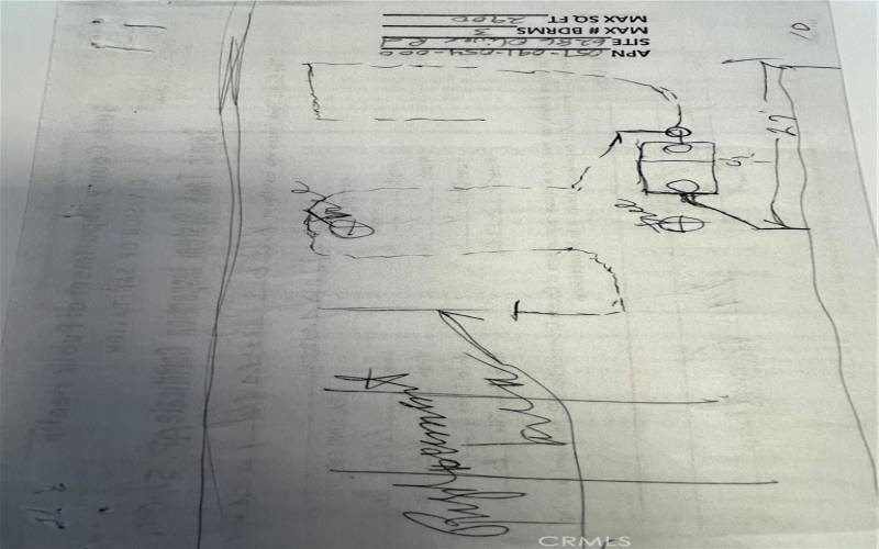 Town record of leach field before fire.