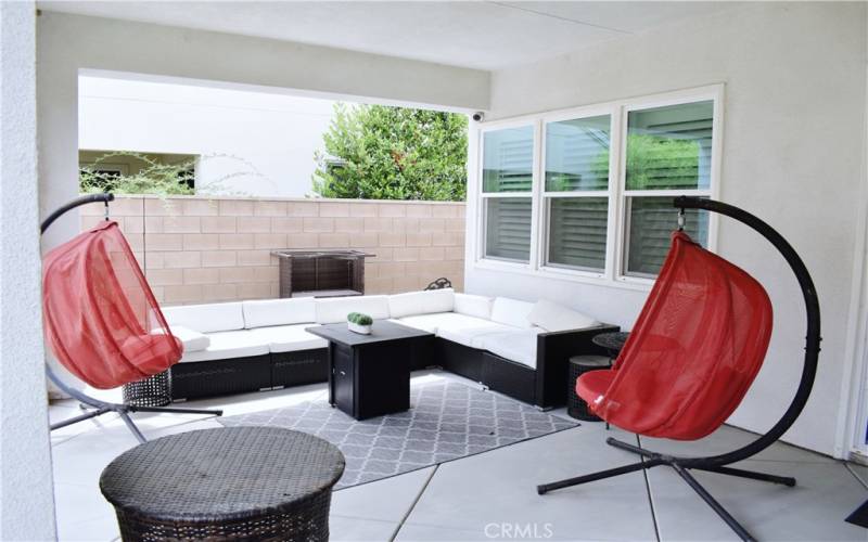 Sitting area on the California Room