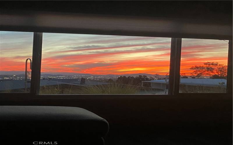 View of valley from living room