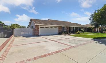 the large driveway with RV parking and The private lot makes this home a rare find.
