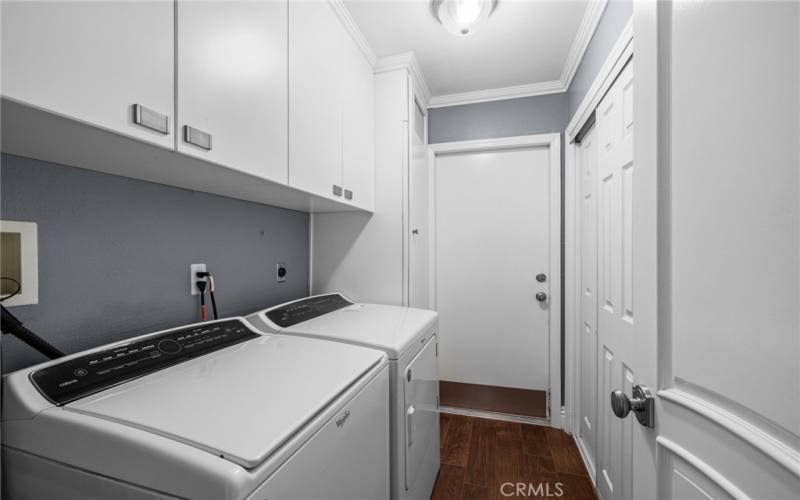 Great space for the laundry room