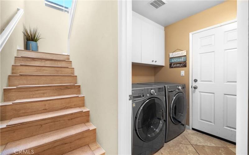 Laundry Room & Stairway