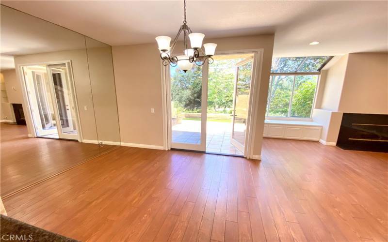 Open floor plan downstairs