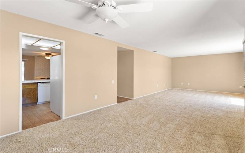 Dining room to Living area