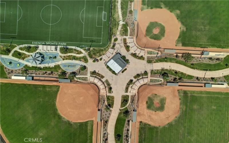 Baseball diamonds and soccer fields are among the many amenities you would have!