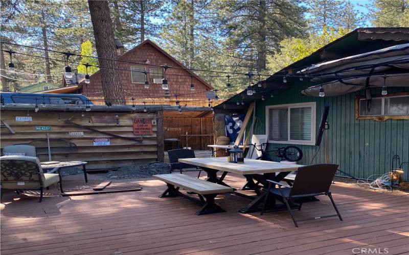 Backyard deck