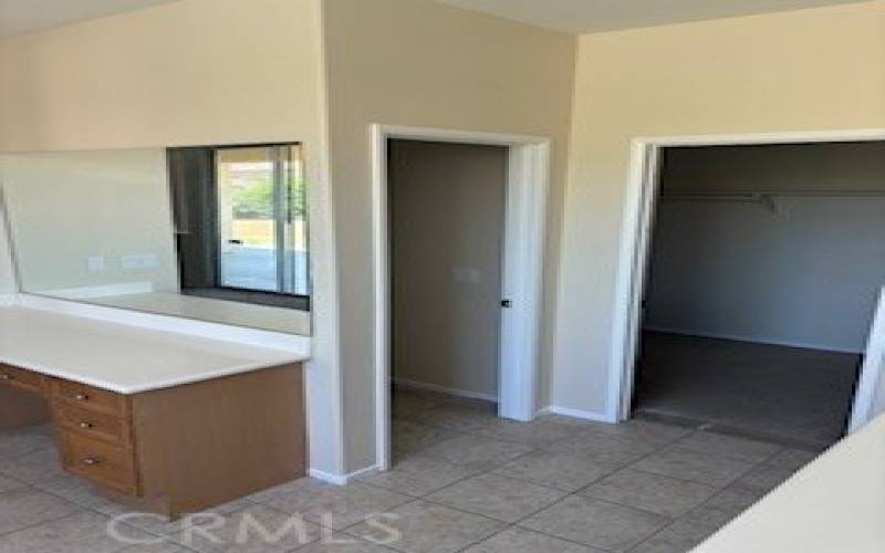 Vanity area in Primary Bathroom