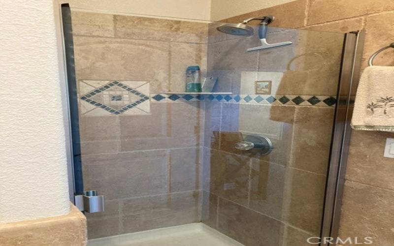 stall shower in master bath