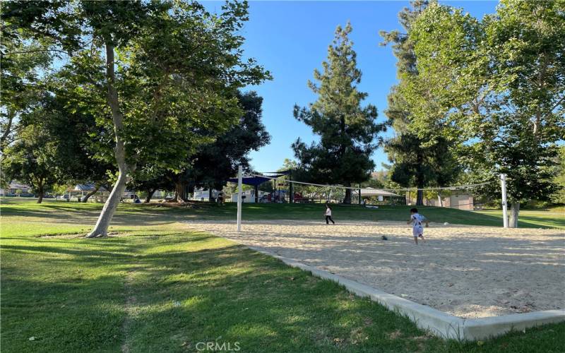 Volleyball court at Park