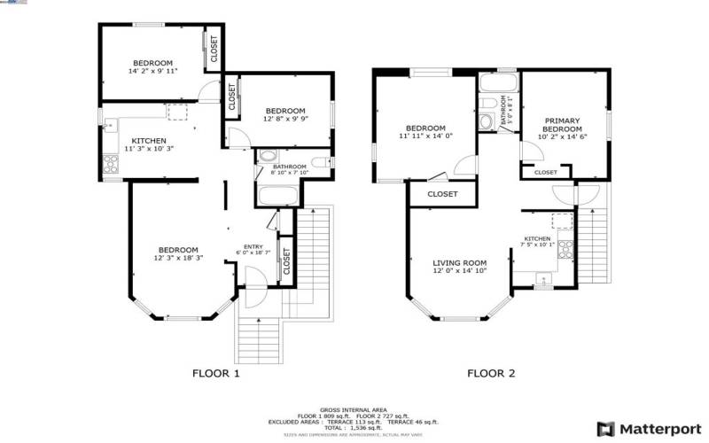 Floor Plan with Size