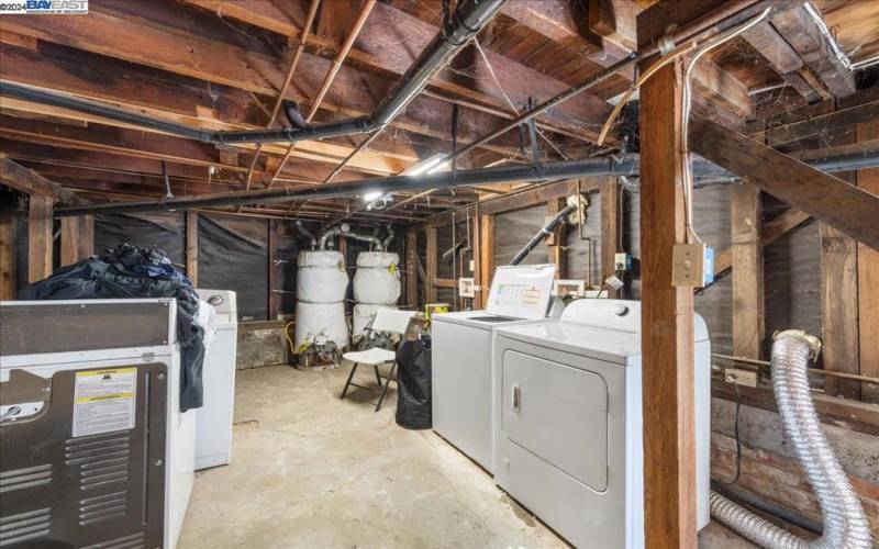 2 washer Dryer  in Basement