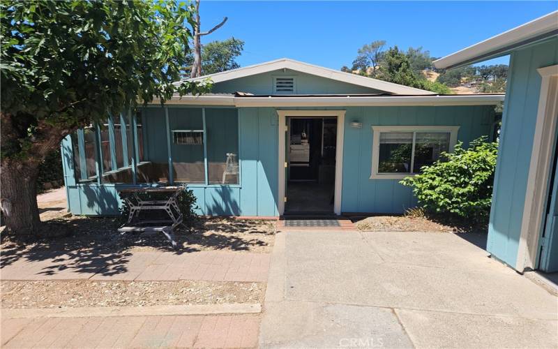 Rear Patio and back entrance