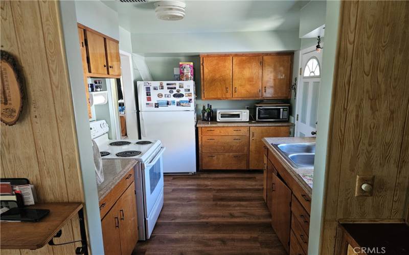 Kitchen with beautiful flooring